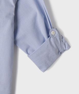 Chemise manches longues à carreaux vichy garçon - LuluCastagnette vue4 - LULUCASTAGNETTE - GEMO