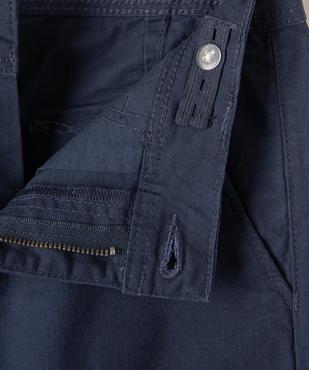 Pantalon en toile avec poches à rabat garçon vue2 - GEMO 4G GARCON - GEMO