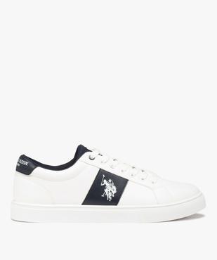 Baskets homme unies à détails contrastants – US Polo Assn vue1 - US POLO - GEMO