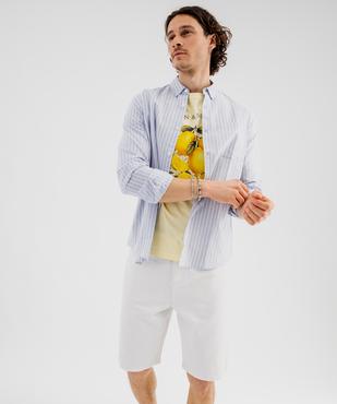 Bermuda en jean loose homme vue4 - GEMO 4G HOMME - GEMO