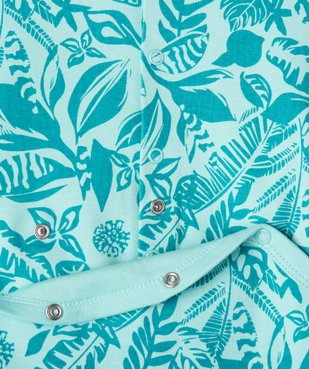 Pyjama dors-bien avec motifs exotiques et message bébé vue3 - GEMO 4G BEBE - GEMO
