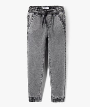 Pantalon jogger taille élastique garçon vue2 - GEMO (ENFANT) - GEMO