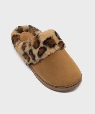 Chaussons mule avec fourrure imitation femme - Isotoner vue5 - ISOTONER - GEMO