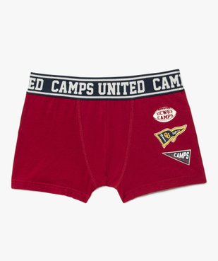 Boxer imprimé avec taille élastique garçon - Camps United vue1 - CAMPS - GEMO