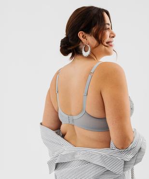 Soutien-gorge emboitant à armatures en dentelle grande taille vue8 - GEMO(HOMWR FEM) - GEMO