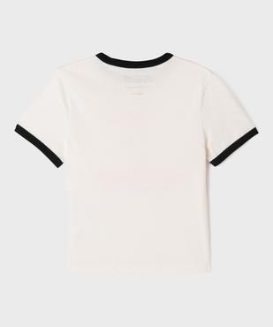 Tee-shirt manches courtes à motif Snoopy fille - Peanuts vue4 - SNOOPY - GEMO