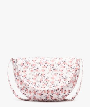 Sac fille à motifs fleuris avec chouchou pour les cheveux assorti vue1 - GEMO (ENFANT) - GEMO