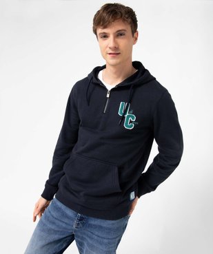 Sweat homme à capuche et col zippé - Camps United vue2 - CAMPS UNITED - GEMO
