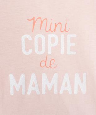 Tee-shirt à manches longues à message bébé fille vue2 - PREMIER PRIX BY GEMO - GEMO
