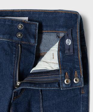 Jean flare taille ajustable en coton stretch fille vue2 - GEMO 4G FILLE - GEMO