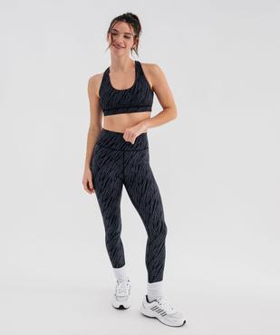 Legging de sport taille haute femme vue6 - GEMO(FEMME PAP) - GEMO