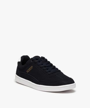 Baskets homme suédées à lacets style skateshoes vue2 - GEMO (SPORTSWR) - GEMO
