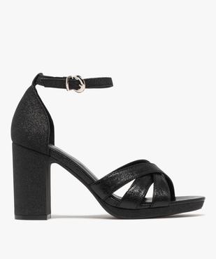Sandales à talon haut brillantes femme vue1 - FOLLOW ME - GEMO