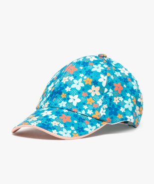 Casquette fille multicolore à motifs fleuris vue1 - GEMO (ENFANT) - GEMO