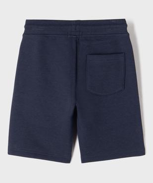 Bermuda molletonné avec taille ajustable garçon vue3 - GEMO 4G GARCON - GEMO