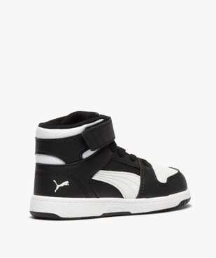 Baskets garçon semi-montantes bicolores - Puma vue4 - PUMA - GEMO