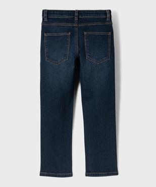 Jean en toile denim résistante extensible garçon vue3 - GEMO (ENFANT) - GEMO