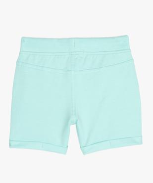 Short bébé garçon confortable en jersey à taille élastiquée vue2 - GEMO 4G BEBE - GEMO