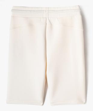 Bermuda en maille douce et extensible à taille élastiquée garçon vue3 - GEMO (ENFANT) - GEMO