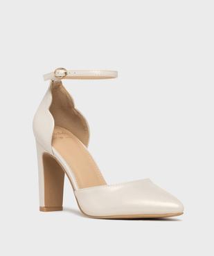 Escarpins irisés à talon haut et bout pointu femme - Valentina Baldano vue2 - VALENTINA BALDA - GEMO