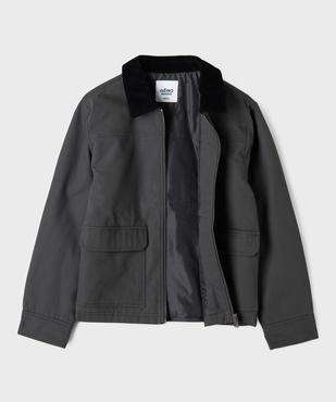 Veste zippée matelassée à col velours garçon vue5 - GEMO 4G GARCON - GEMO