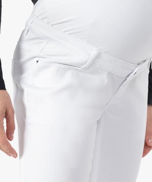 Jean de grossesse slim 4 poches avec bandeau jersey vue2 - GEMO (MATER) - GEMO