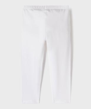 Legging court corsaire en jersey extensible fille vue3 - GEMO 4G FILLE - GEMO