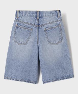 Bermuda en jean droit fille vue4 - GEMO (ENFANT) - GEMO