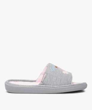 Chaussons femme mules ouvertes en jersey - Isotoner vue1 - ISOTONER - GEMO