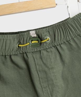 Pantalon et bermuda 2-en-1 en toile de coton bébé garçon vue2 - GEMO(BEBE DEBT) - GEMO