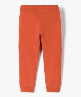 Pantalon de jogging avec intérieur molletonné garçon vue3 - GEMO (ENFANT) - GEMO