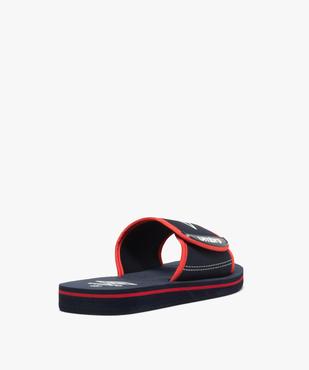 Mules de piscine garçon bicolores à scratch - Umbro vue4 - UMBRO - GEMO