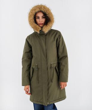 Parka à capuche doublée femme vue2 - GEMO(FEMME PAP) - GEMO