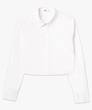 Chemise ultra courte en coton femme vue4 - GEMO(FEMME PAP) - GEMO