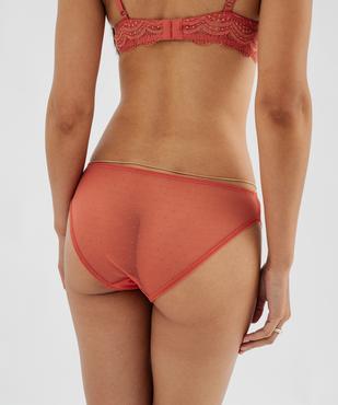 Culottes en dentelle et tulle femme (lot de 2) vue2 - GEMO(HOMWR FEM) - GEMO