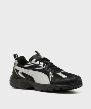Baskets en mesh et empiècements brillants homme - Puma vue2 - PUMA - GEMO