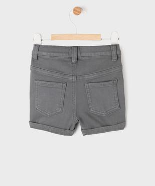 Short en coton stretch avec taille ajustable bébé garçon vue3 - GEMO(BEBE DEBT) - GEMO
