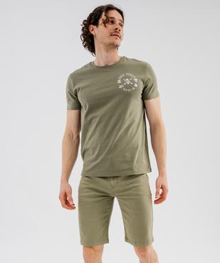 Tee-shirt manches courtes imprimé devant et dos homme - One Piece vue1 - ONE PIECE - GEMO