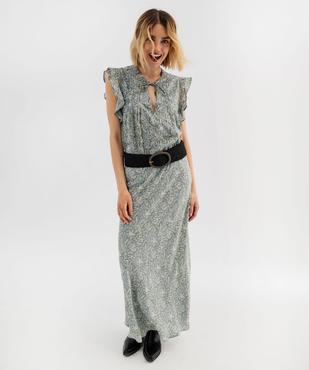 Blouse sans manches avec volants aux emmanchures femme vue4 - GEMO(FEMME PAP) - GEMO