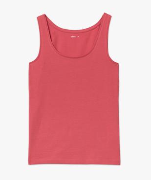 Débardeur à col rond femme vue4 - GEMO 4G FEMME - GEMO