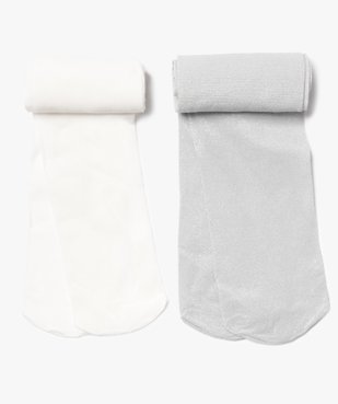 Collants fille semi-opaques (lot de 2) vue1 - GEMO (ENFANT) - GEMO