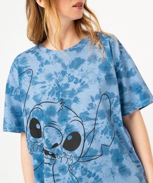 Tee-shirt manches courtes à motif Stitch femme - Disney vue3 - LILO & STITCH - GEMO