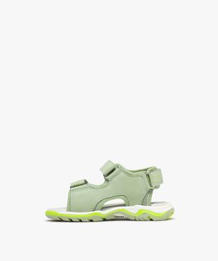 Sandales sport à brides scratch bébé garçon vue3 - BUGGY GEMO FOR GOOD - GEMO