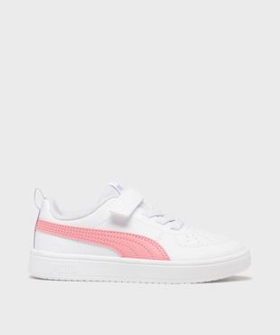 Baskets basses lacets élastiques et scratch Rickie fille - Puma vue1 - PUMA - GEMO