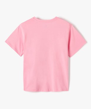 Tee-shirt fille coupe large avec inscription - Camps United vue3 - CAMPS UNITED - GEMO