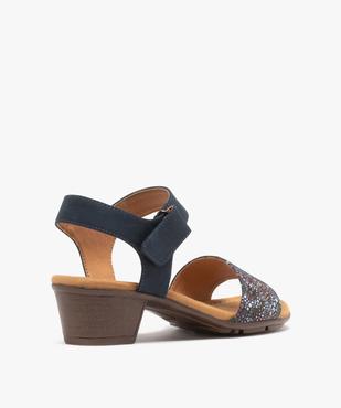 Sandales confort avec bride multicolore femme vue4 - G'FLEX - GEMO