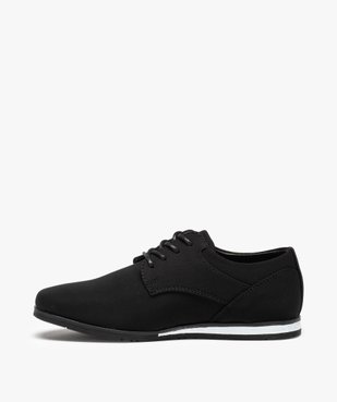 Derby garçon en toile à lacets vue3 - GEMO (ENFANT) - GEMO