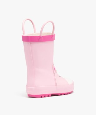 Bottes de pluie bébé fille à anses motif licorne  vue4 - GEMO (ENFANT) - GEMO