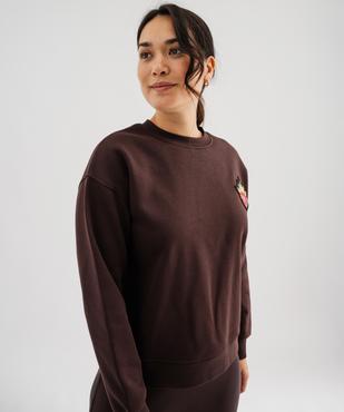 Sweat avec col victorien amovible effet 2-en-1 femme vue1 - GEMO(FEMME PAP) - GEMO