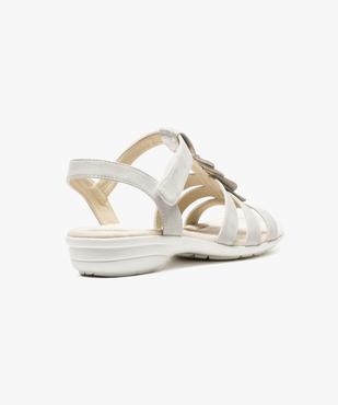 Sandale confort à brides et détails irisés sur le dessus vue4 - GEMO (CONFORT) - GEMO
